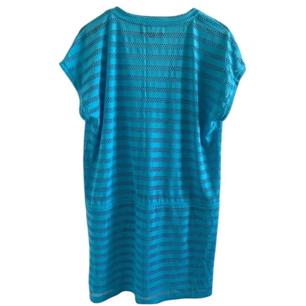 CALVIN KLEIN Eyelet Swim Cover-Up in Blue Size Medium — SUMMER PERFECTION!!! - Picture 4 of 12